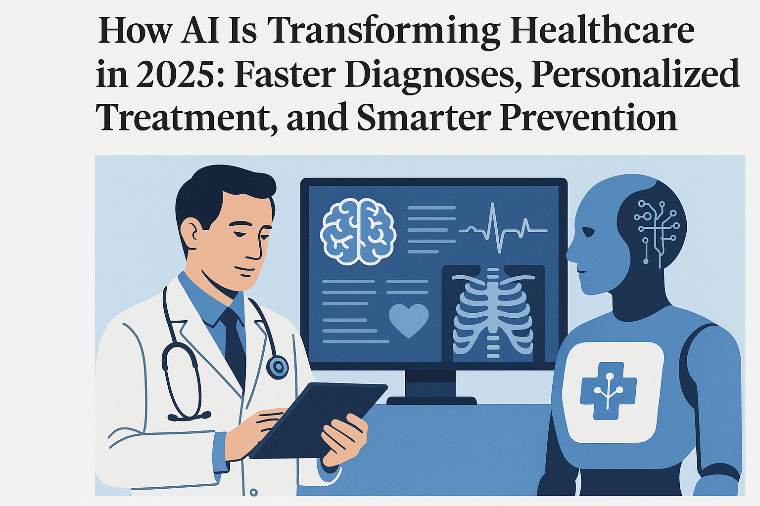 How AI Is Transforming Healthcare in 2025: Faster Diagnoses, Personalized Treatment, and Smarter Prevention