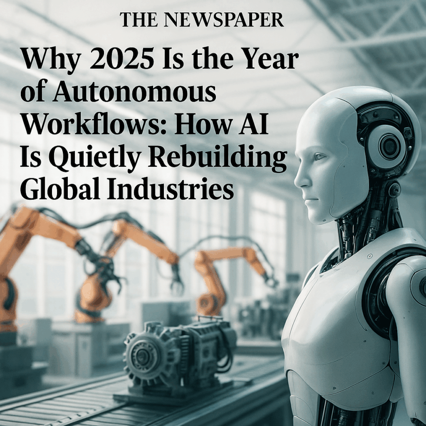 Why 2025 Is the Year of Autonomous Workflows: How AI Is Quietly Rebuilding Global Industries