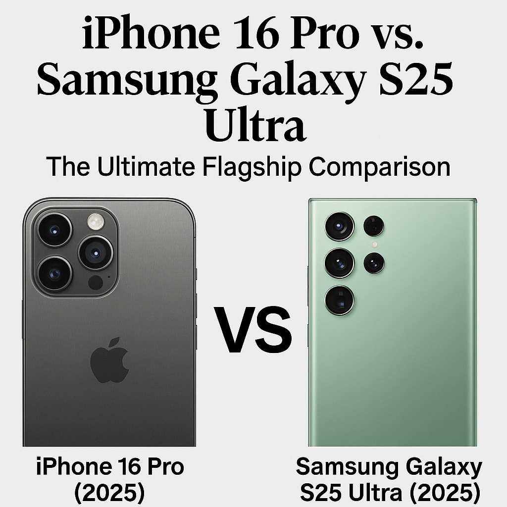 iPhone 16 Pro vs. Samsung Galaxy S25 Ultra (2025): The Ultimate Flagship Comparison
