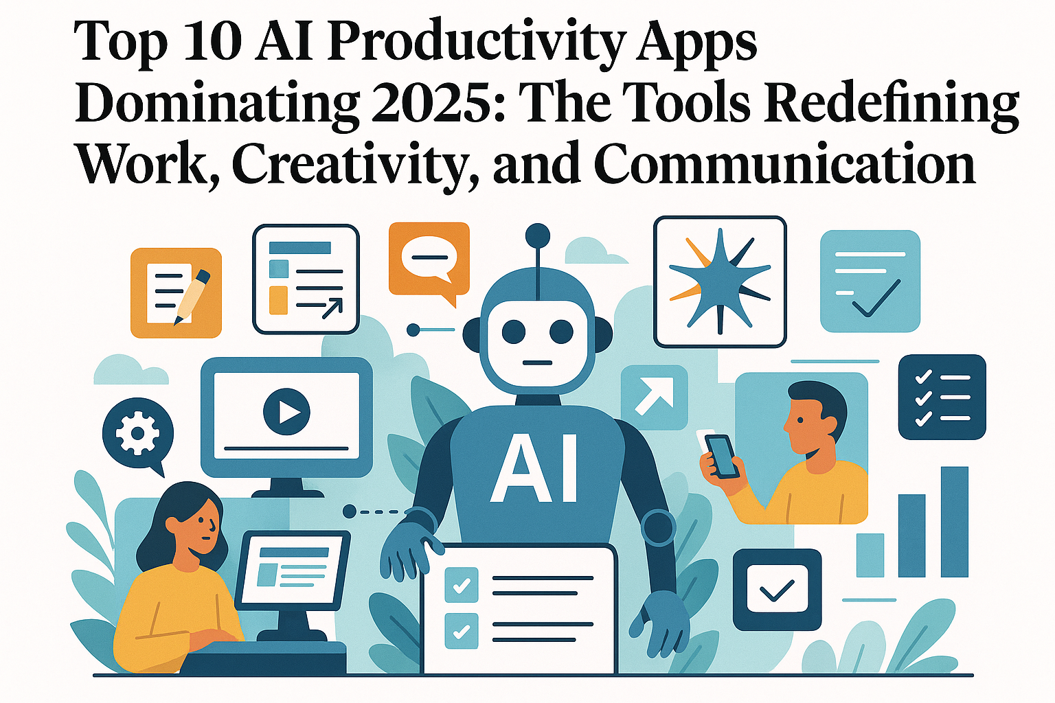 Top 10 AI Productivity Apps Dominating 2025: The Tools Redefining Work, Creativity, and Communication