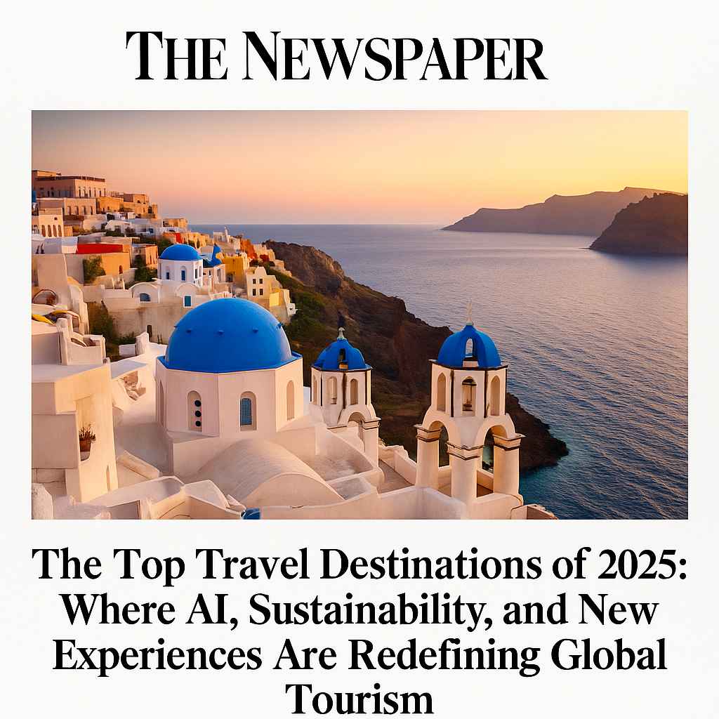 The Top Travel Destinations of 2025: Where AI, Sustainability, and New Experiences Are Redefining Global Tourism