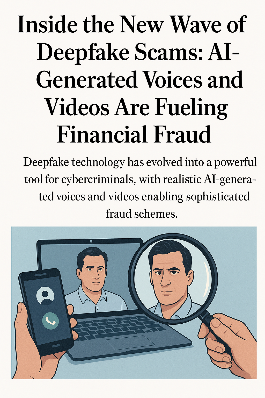Inside the New Wave of Deepfake Scams: AI-Generated Voices and Videos Are Fueling Financial Fraud